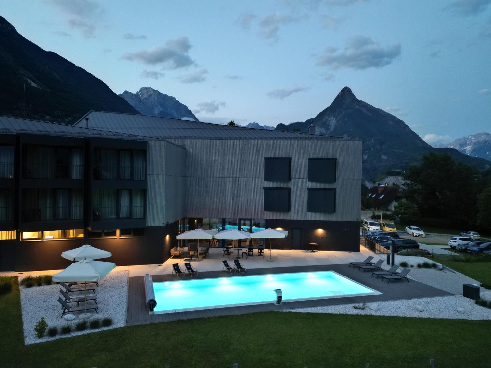 Hotel Soca 博维茨 外观 照片